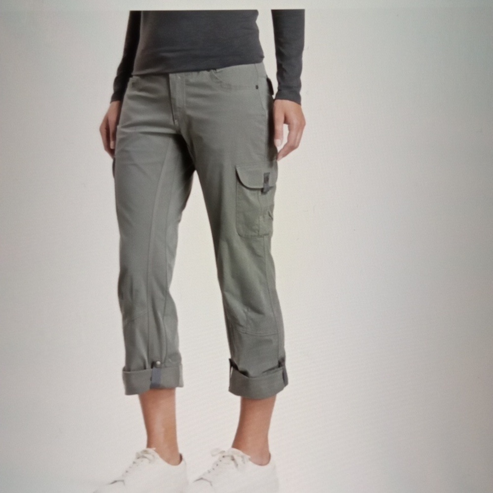 Kuhl Splash Roll Up Pant Color Pine Lightweight Performance Gorpcore W 10